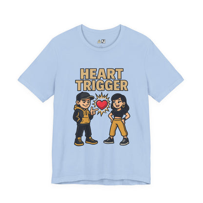 Heart Trigger – Unisex Streetwear Graphic Tee