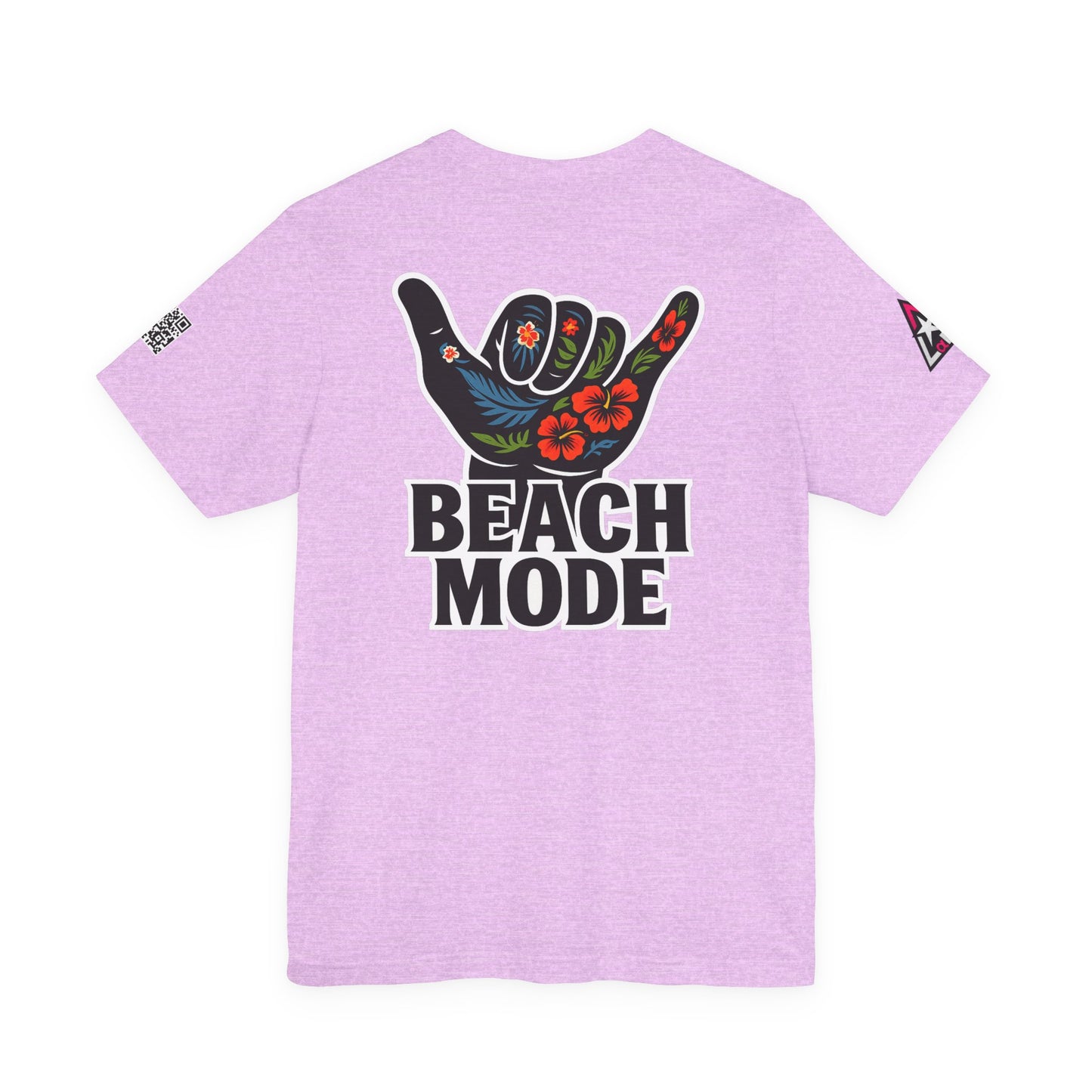 Beach Mode Graphic T-Shirt | Shaka Hand Tropical Tee | Summer Streetwear