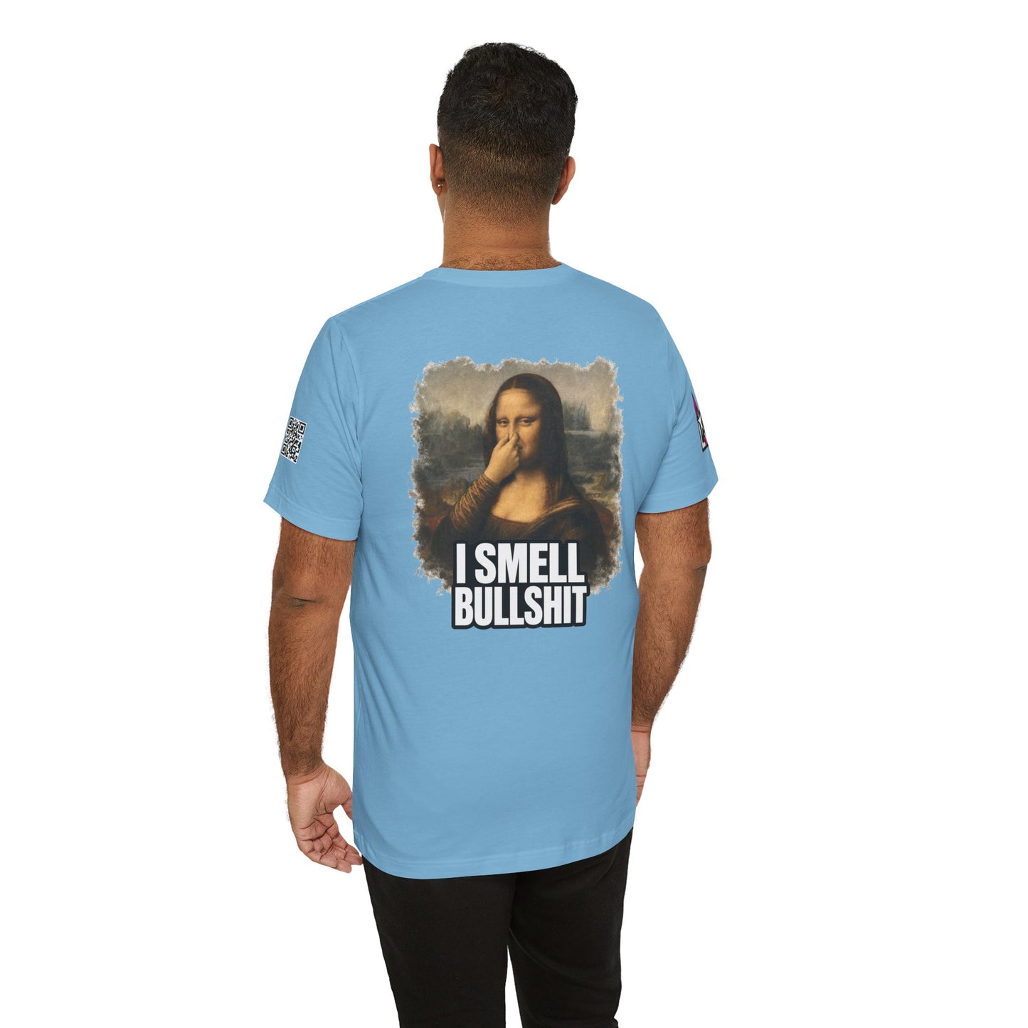 I Smell Bullshit – Funny Mona Lisa Parody Graphic Tee