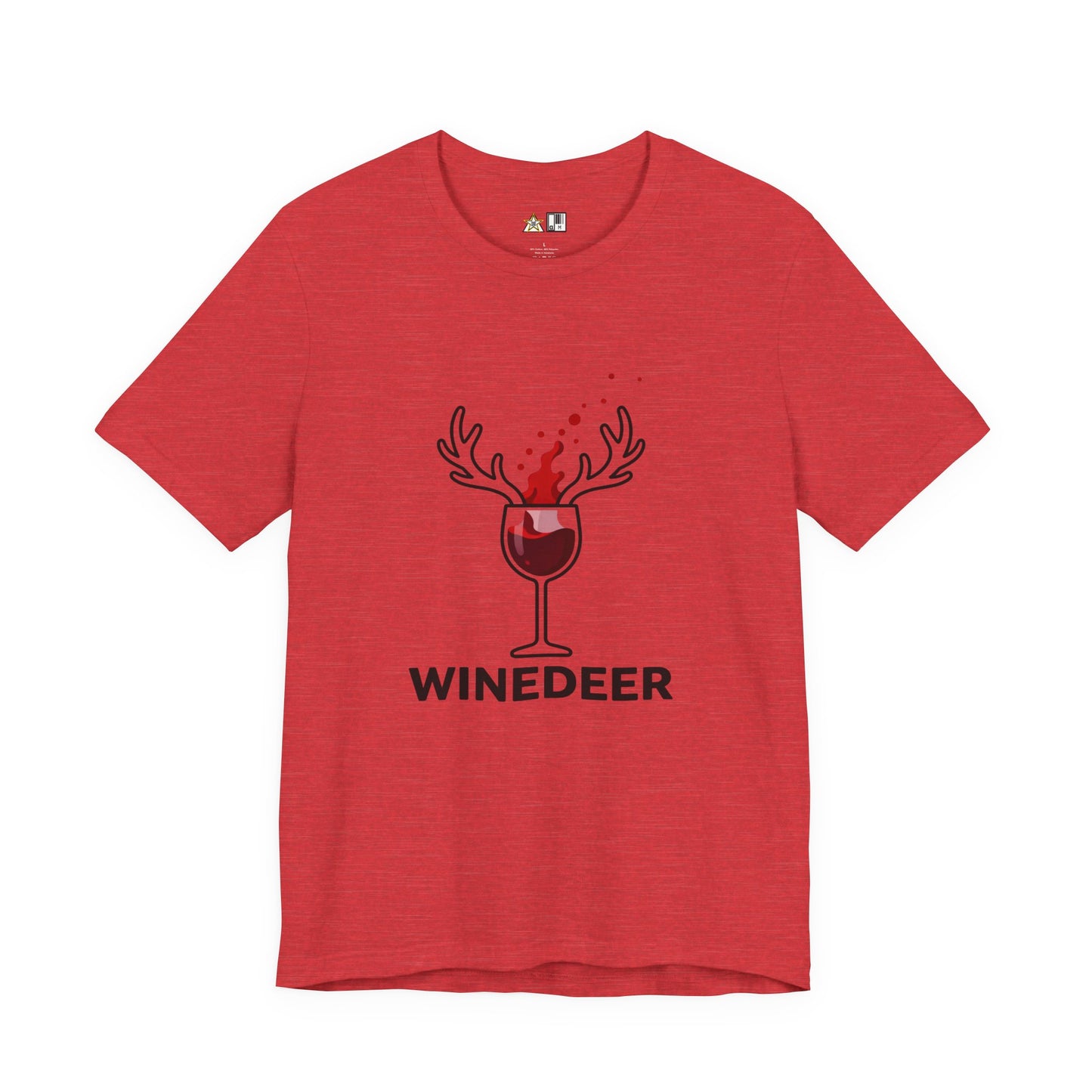Wine Deer Authority – Unisex Bold Graphic Streetwear Tee