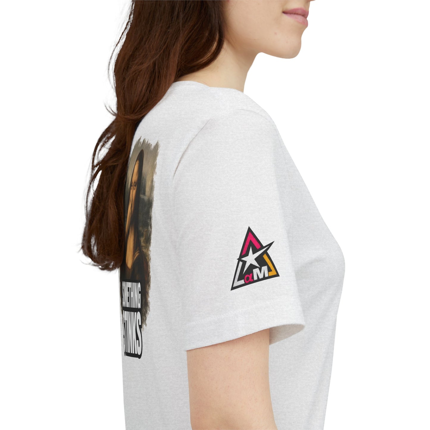 Something Stinks – Funny Mona Lisa Parody Graphic Tee