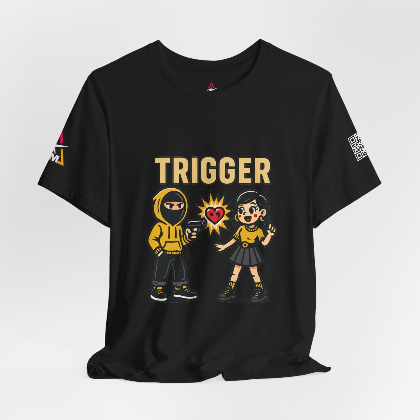 Trigger Graphic T-Shirt | Funny Dating Tee | Toxic Love Streetwear  TRIGGER