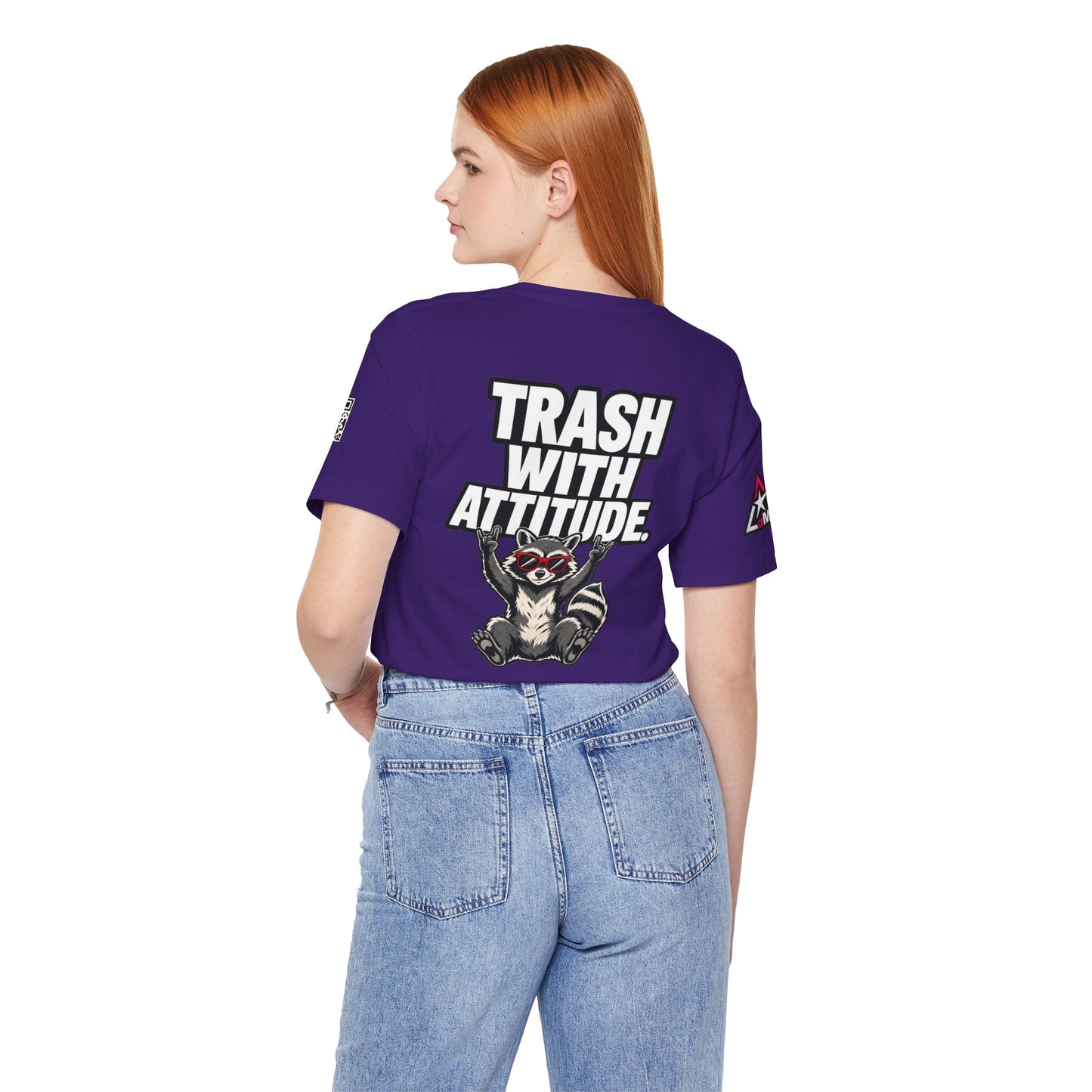 Trash With Attitude – Funny Raccoon Graphic Tee