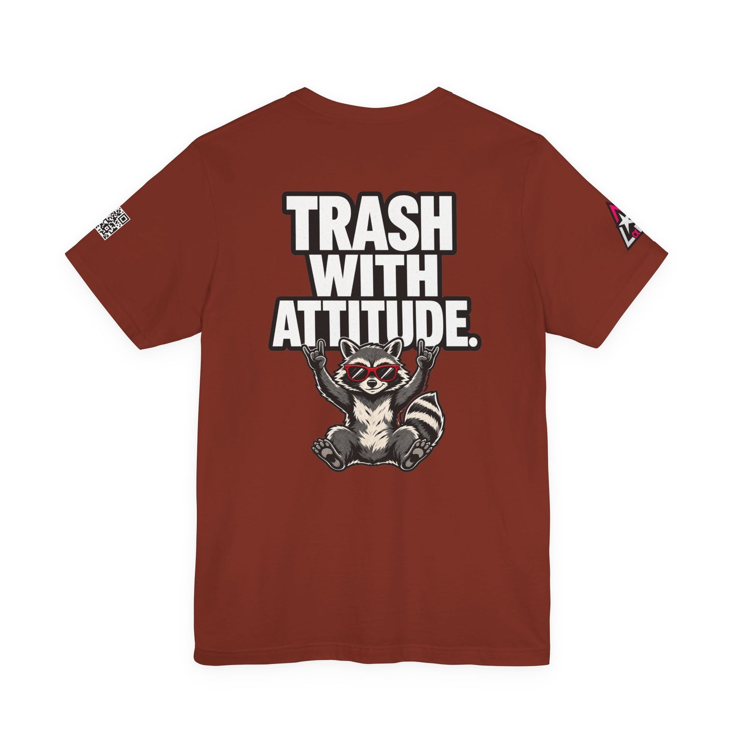 Trash With Attitude – Funny Raccoon Graphic Tee