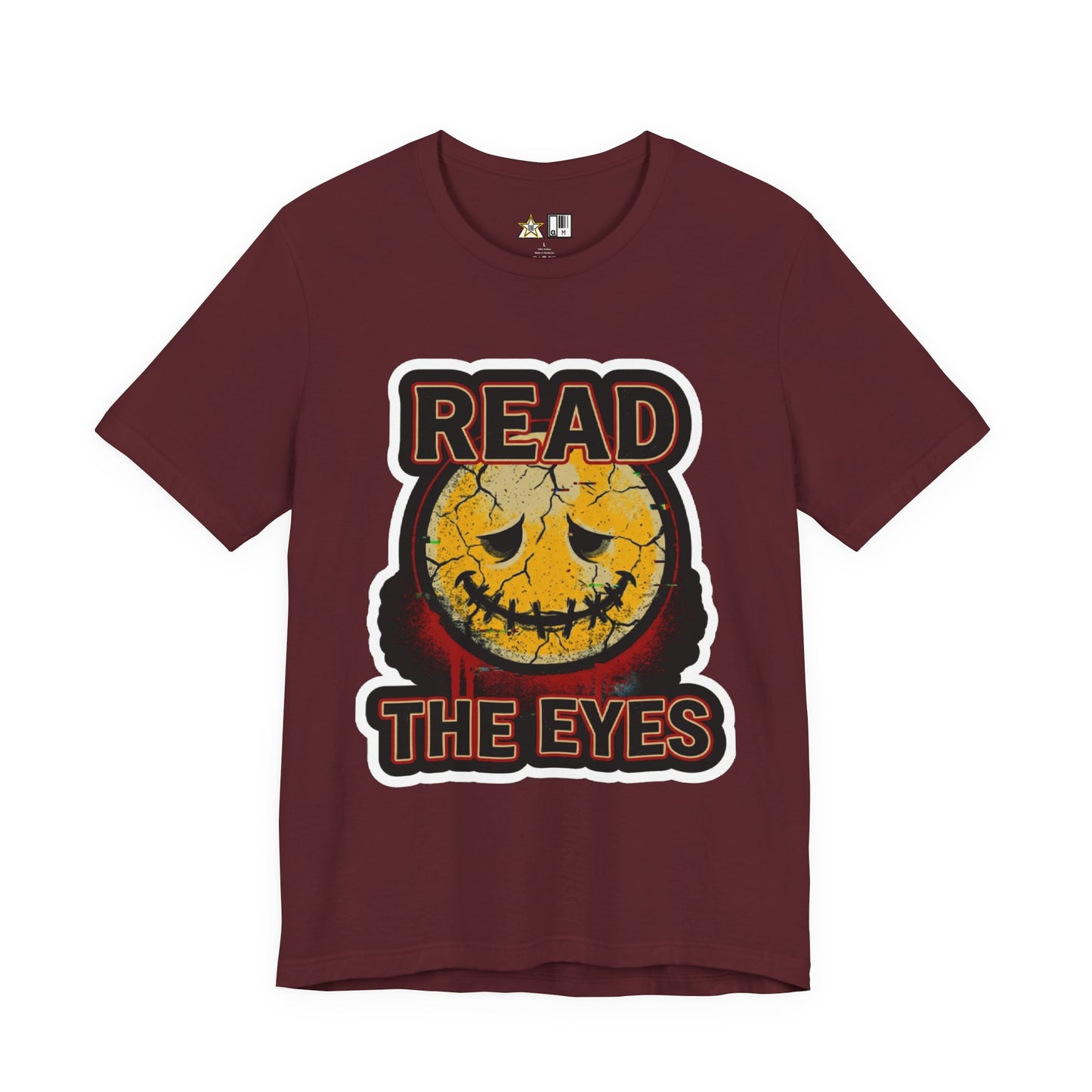 Read The Eyes unisex streetwear graphic tee