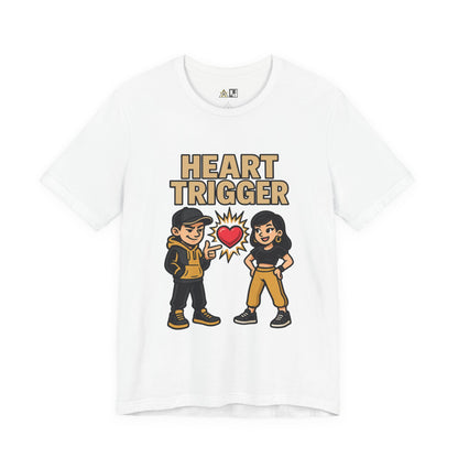 Heart Trigger – Unisex Streetwear Graphic Tee