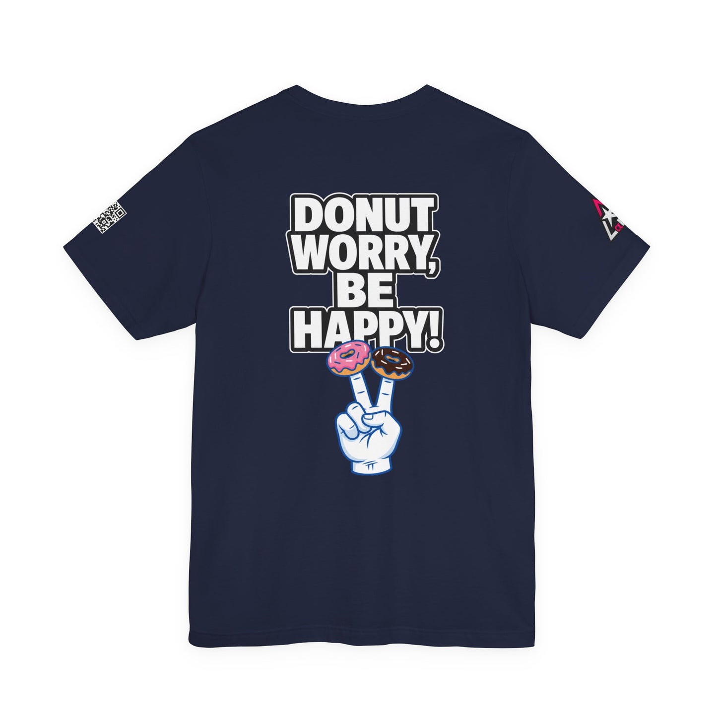 Donut Worry, Be Happy – Funny Donut Graphic Tee