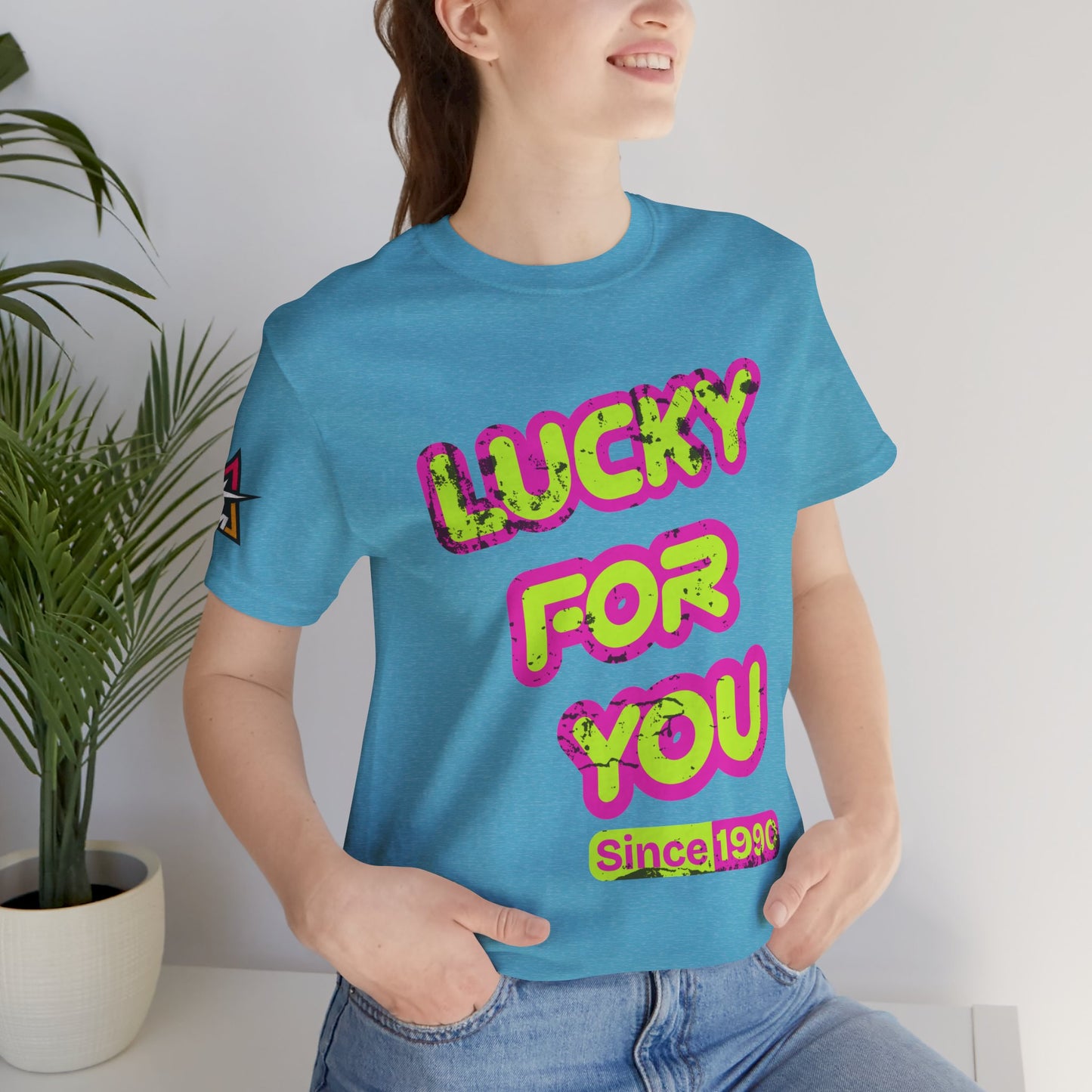 Lucky For You Since 1990 Birthday Graphic Tee
