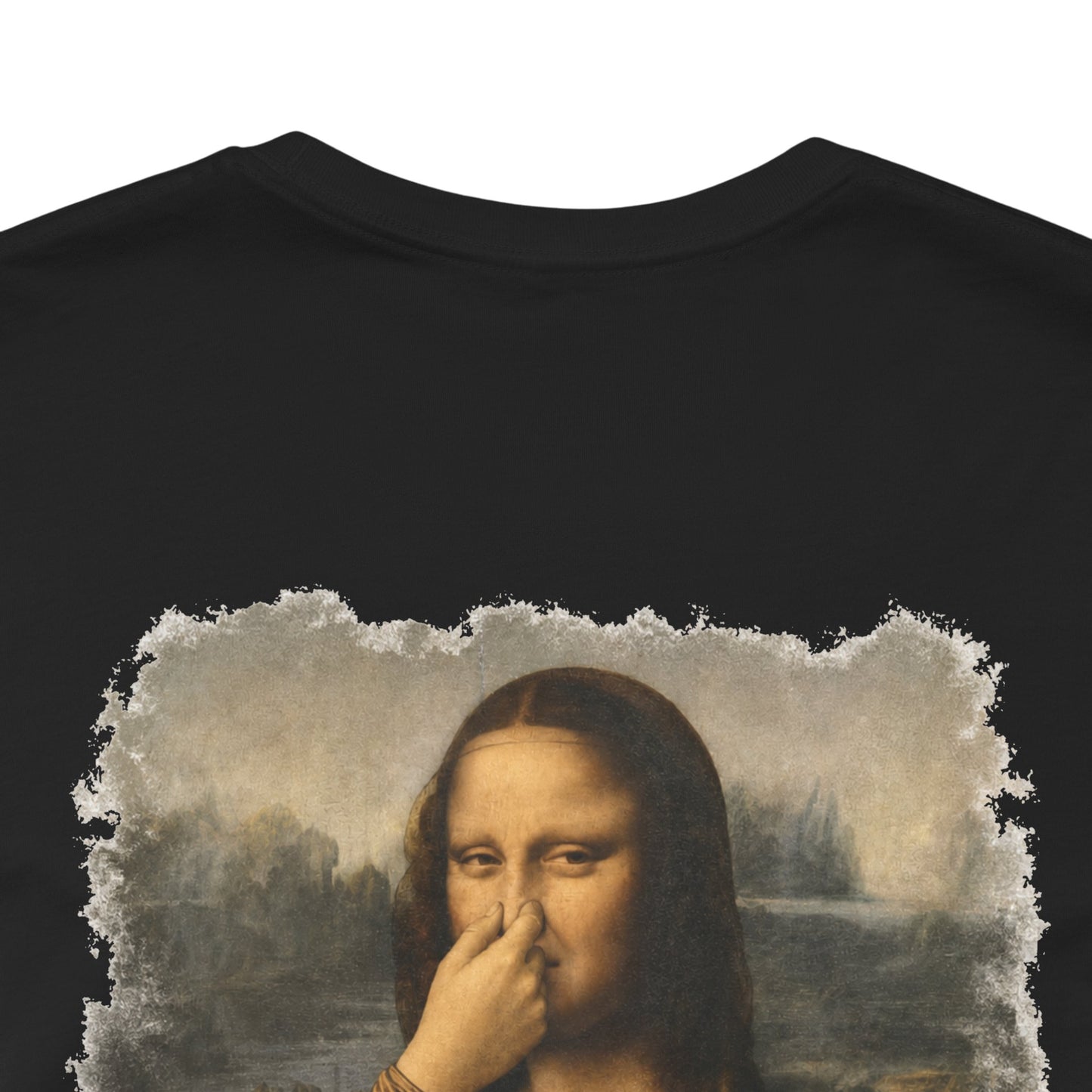 Something Smells Like Bullshit Graphic T-Shirt | Mona Lisa Parody Tee