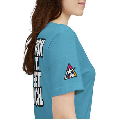 Risk It. Get Rich. – Bold Motivational Graphic Tee