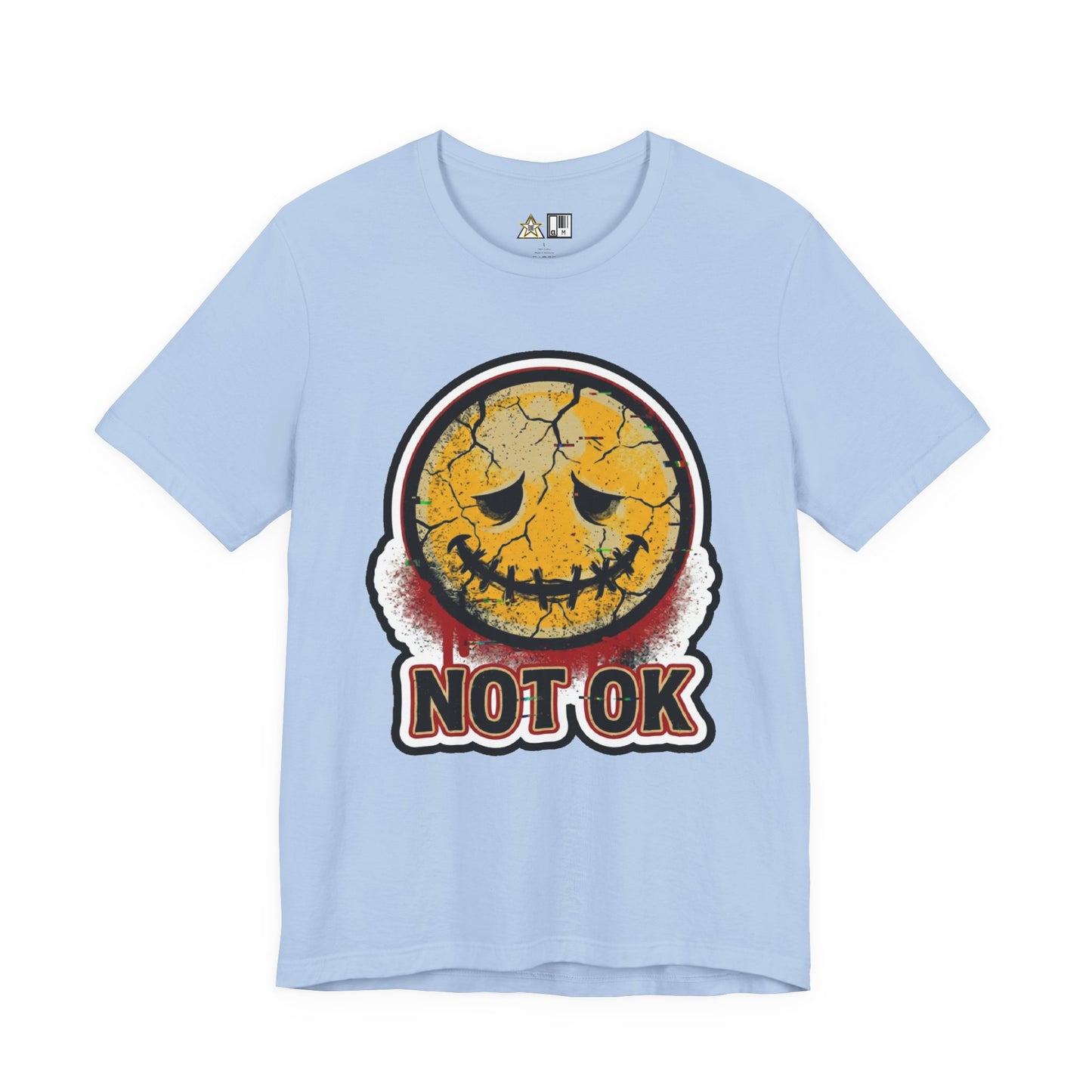Not Ok unisex streetwear graphic tee