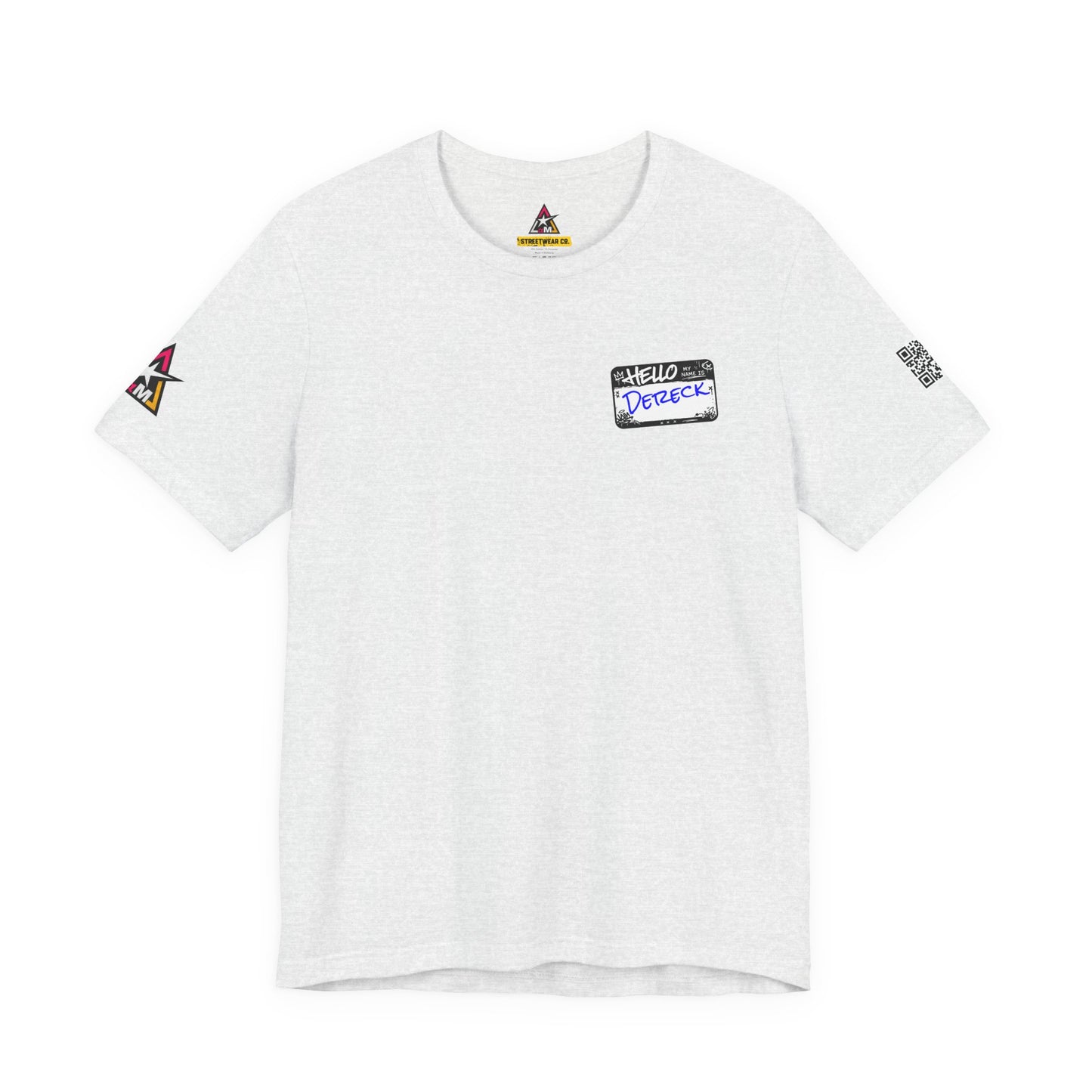 Custom Name Tag – Personalized Streetwear Graphic Tee