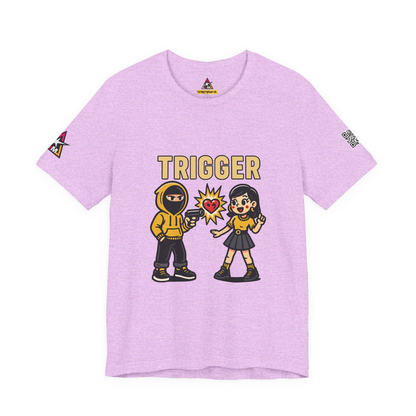 Trigger Graphic T-Shirt | Funny Dating Tee | Toxic Love Streetwear  TRIGGER