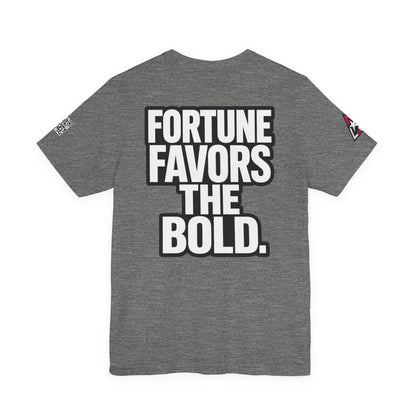 Fortune Favors the Bold – Motivational Streetwear Graphic Tee