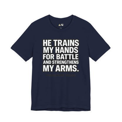 Battle-Ready Strength – Unisex Streetwear Graphic Tee