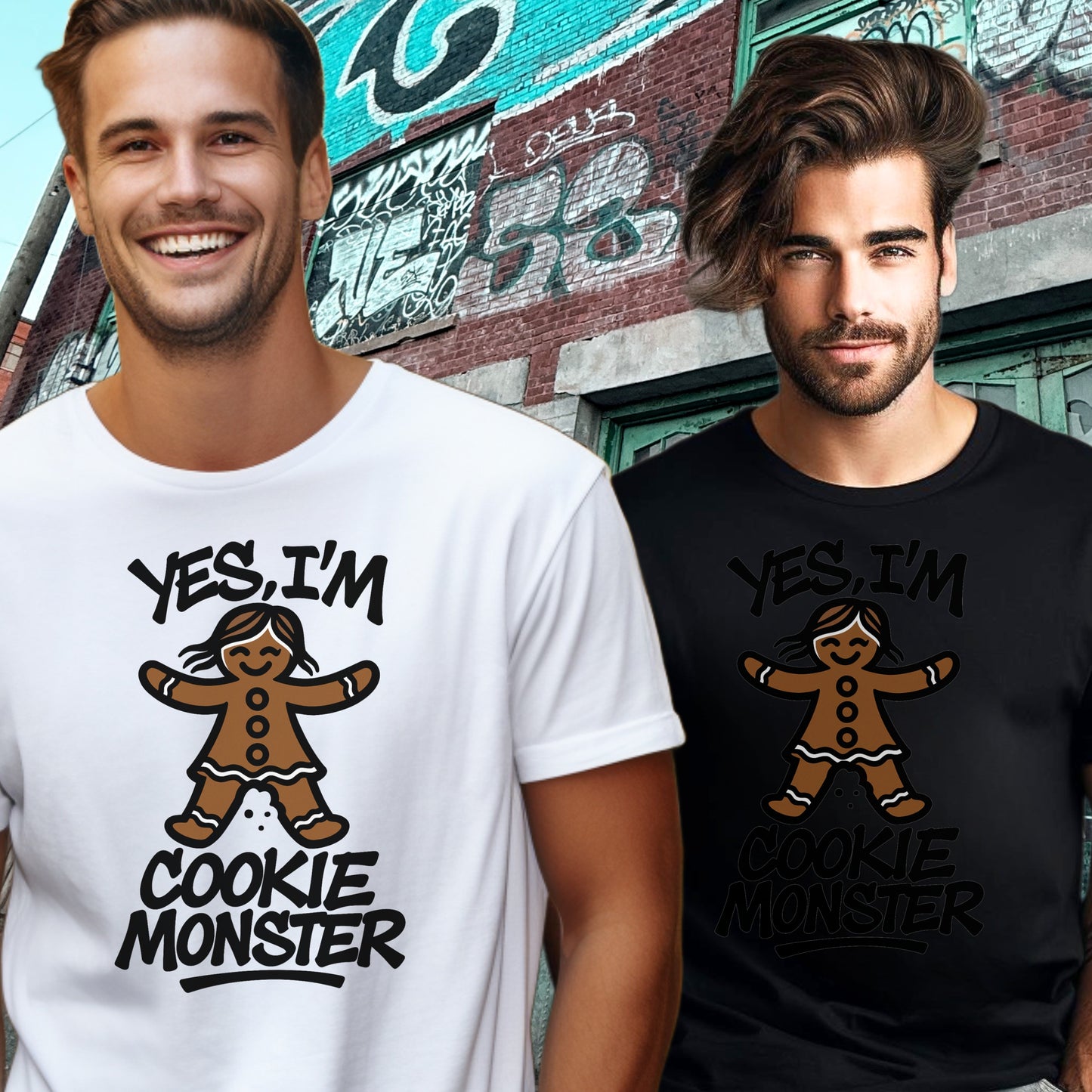 Yes I'm Cookie Monster Graphic T-Shirt product type