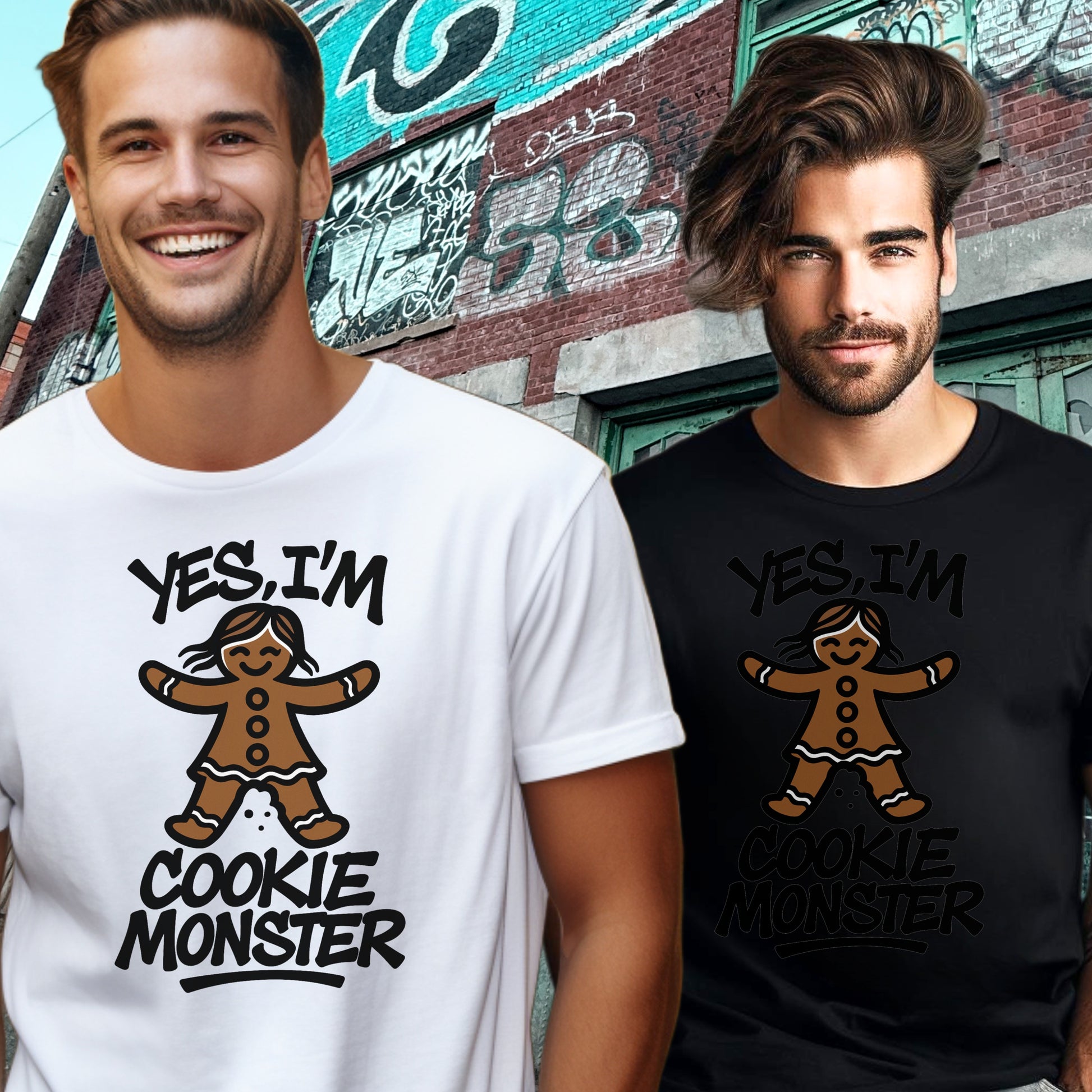 Yes I'm Cookie Monster Graphic T-Shirt product type