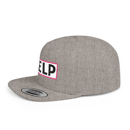 HELP Embroidered Snapback Hat | Funny Trucker Cap | Sarcastic Streetwear Hat | Festival & Everyday Cap Gift