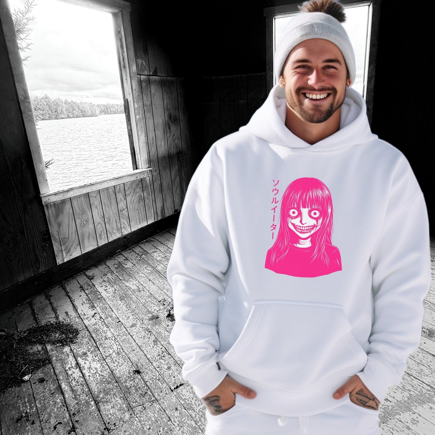 Stylish Hoodie with Unique Graphic Design