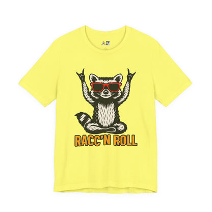 Racc’n Roll Attitude Tee – Unisex Streetwear Graphic Tee