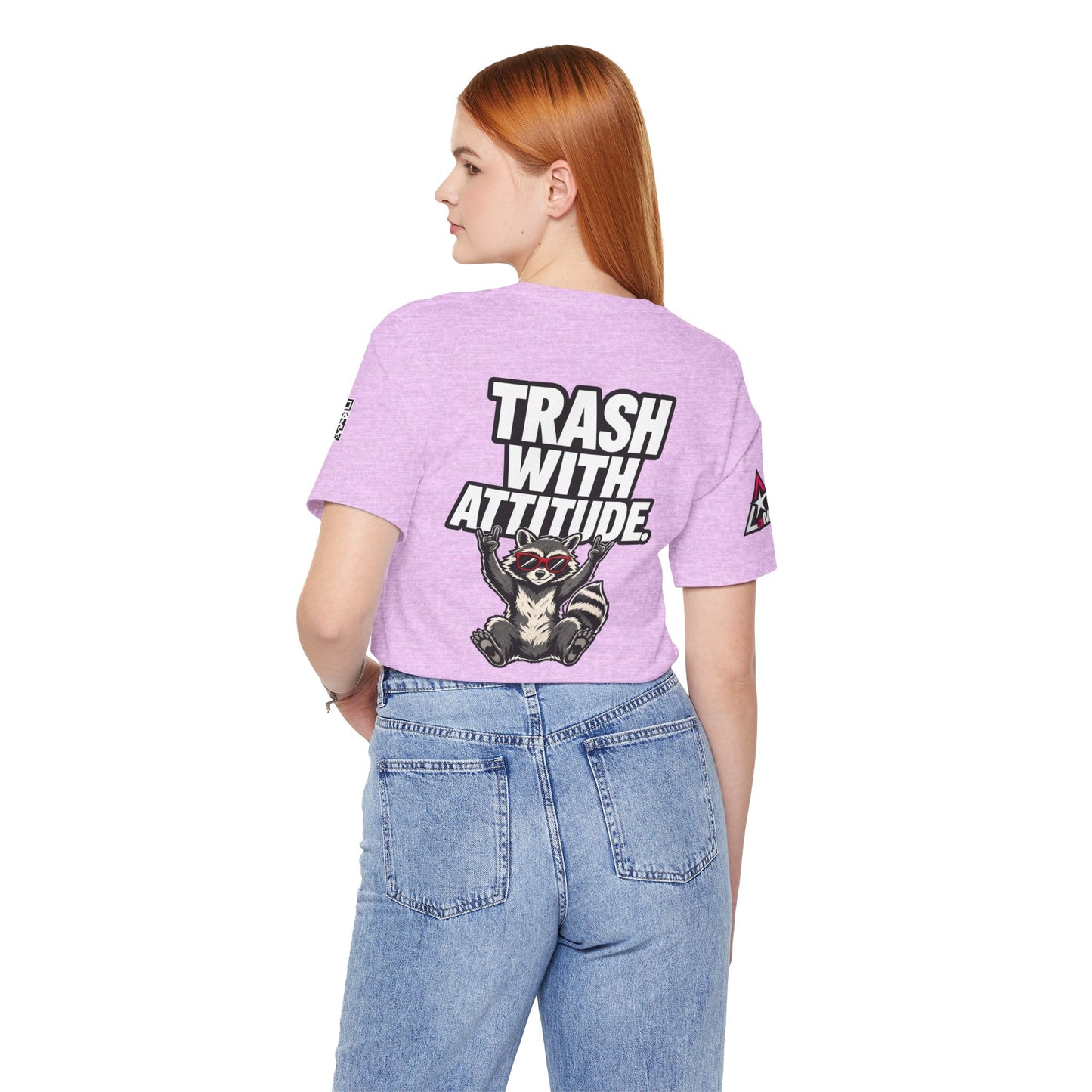 Trash With Attitude – Funny Raccoon Graphic Tee
