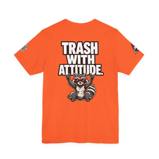 Trash With Attitude – Funny Raccoon Graphic Tee