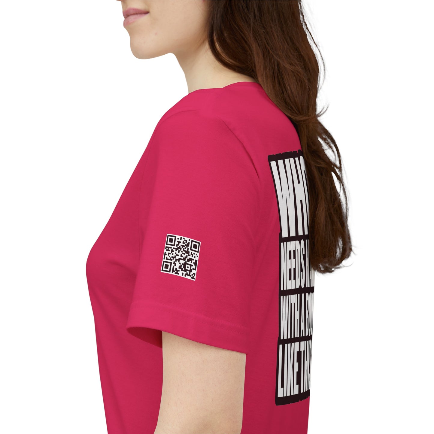 Who Needs Hair With a Body Like This? – Funny Gym Graphic Tee