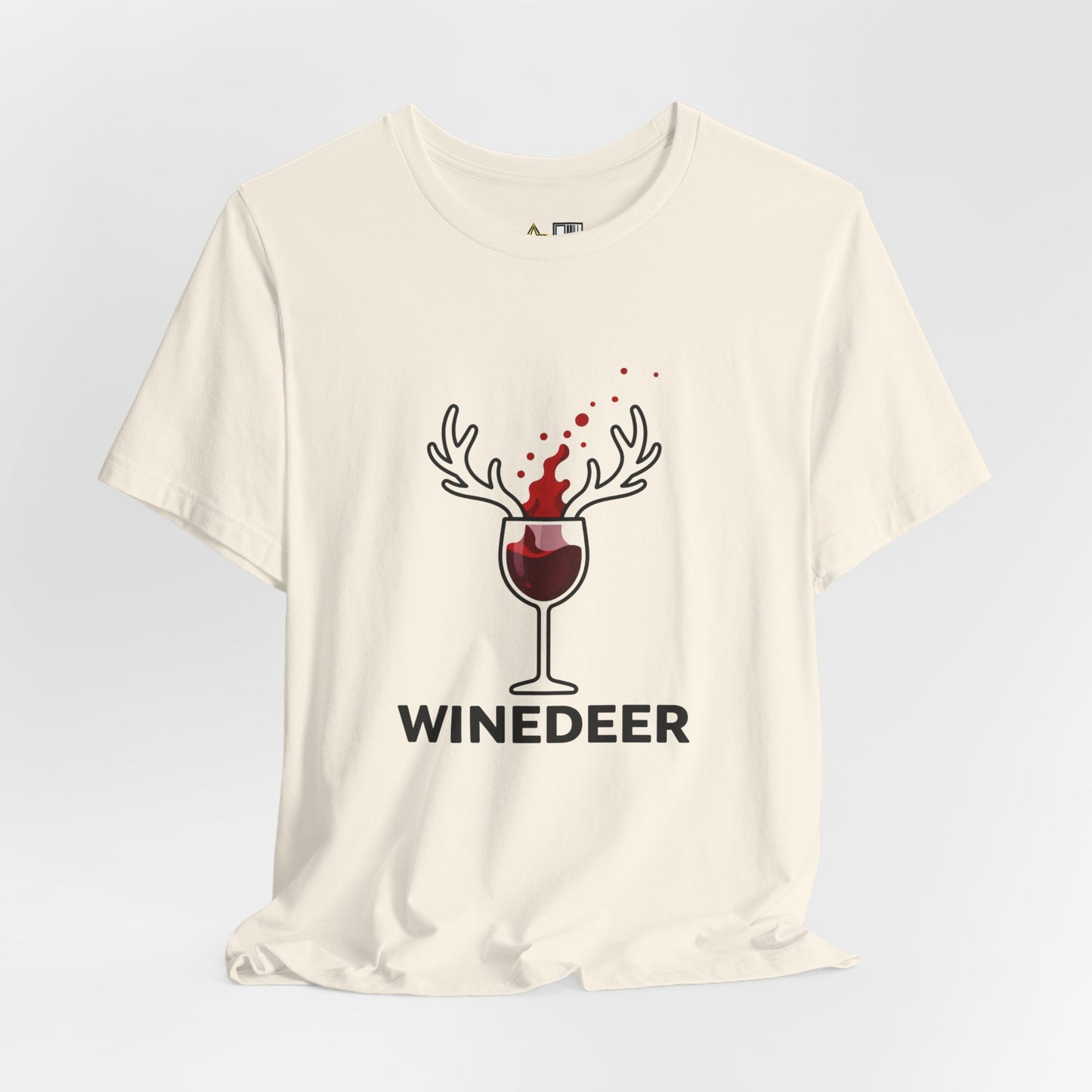 Wine Deer Authority – Unisex Bold Graphic Streetwear Tee