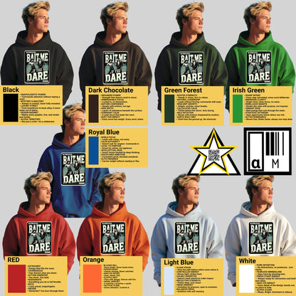 Stylish 'Bait Me If You Dare' Hoodie product type