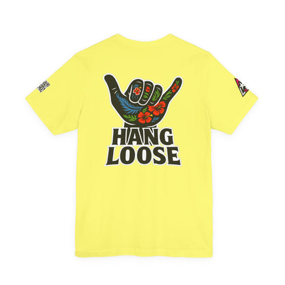 Hang Loose Graphic T-Shirt | Shaka Hand Tee | Tropical Surf Streetwear
