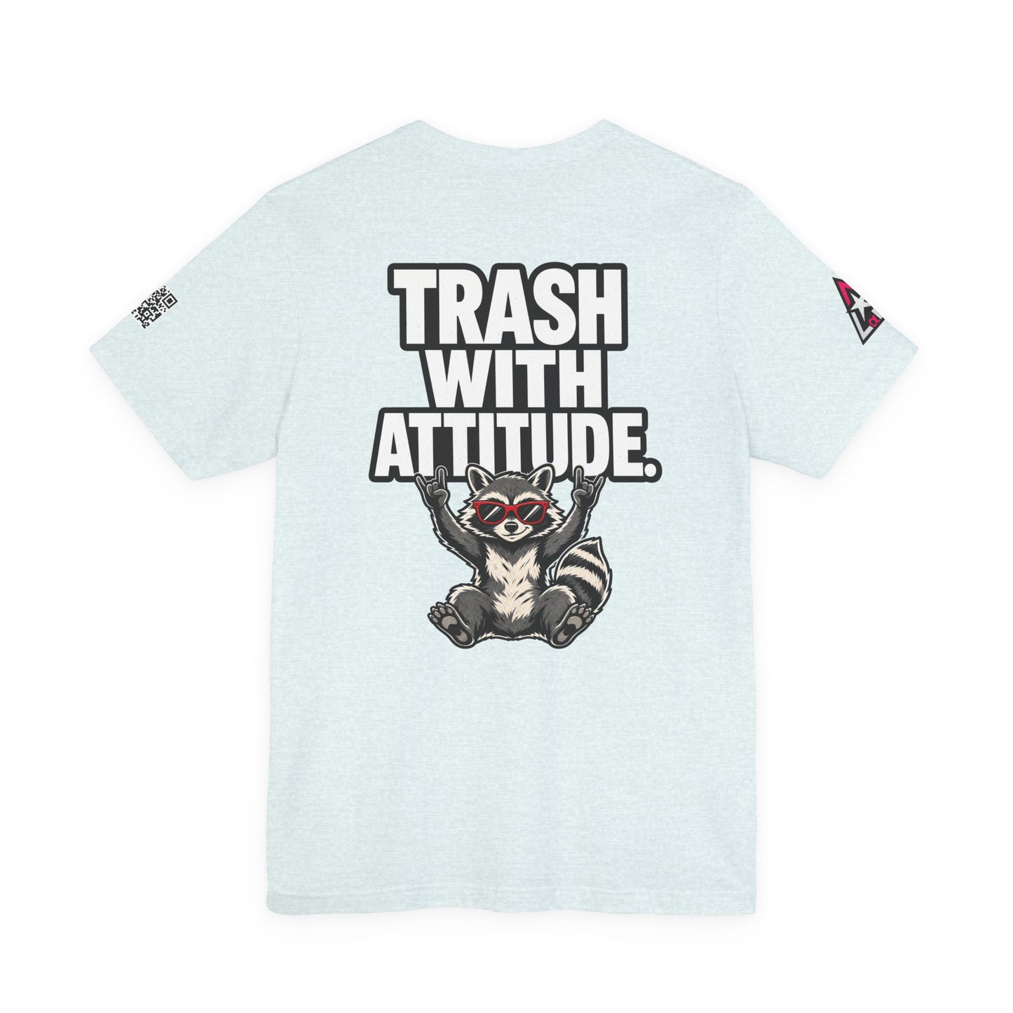Trash With Attitude – Funny Raccoon Graphic Tee