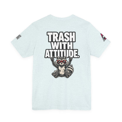 Trash With Attitude – Funny Raccoon Graphic Tee