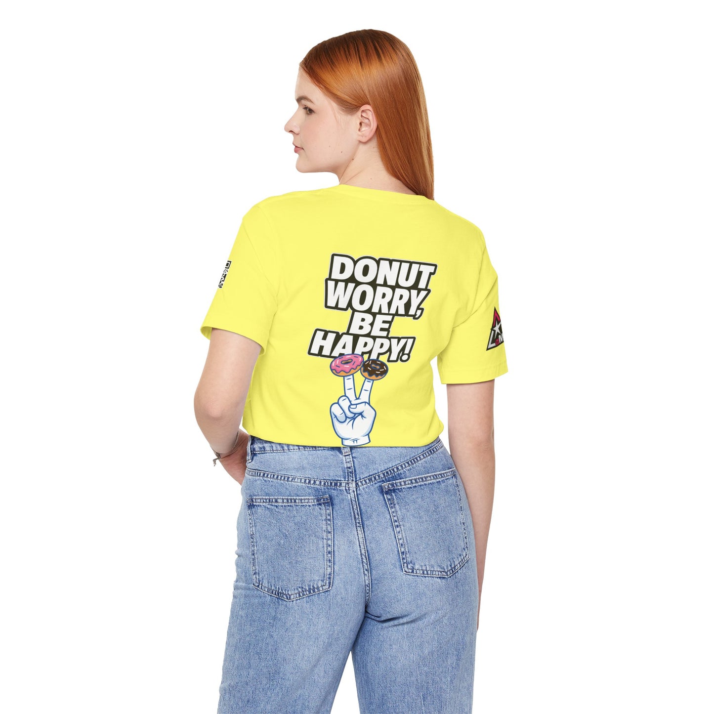Donut Worry, Be Happy – Funny Donut Graphic Tee