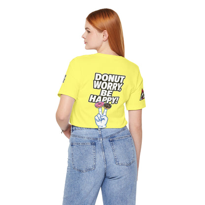 Donut Worry, Be Happy – Funny Donut Graphic Tee