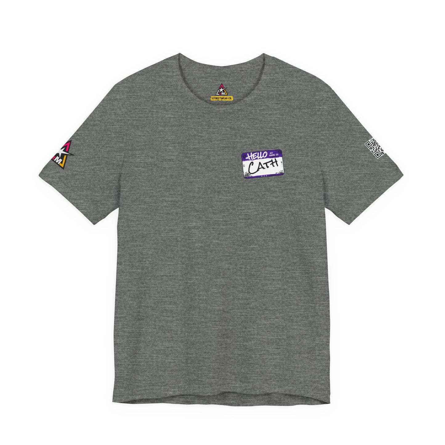 Custom Name Tag – Personalized Streetwear Graphic Tee