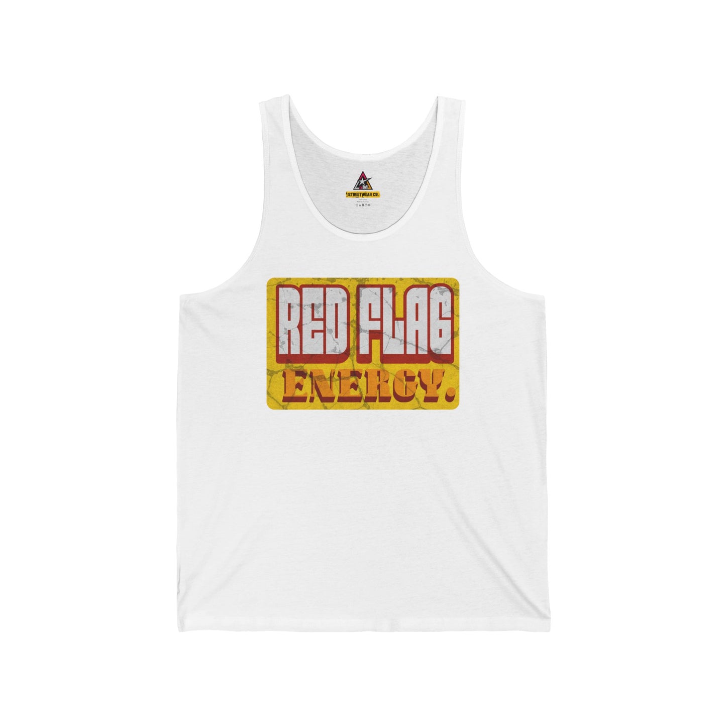 RED FLAG ENERGY | Funny Vegas Tank Top | Summer Vacation Graphic Tank | Bachelor Party Gift | Festival & Pool Party Shirt