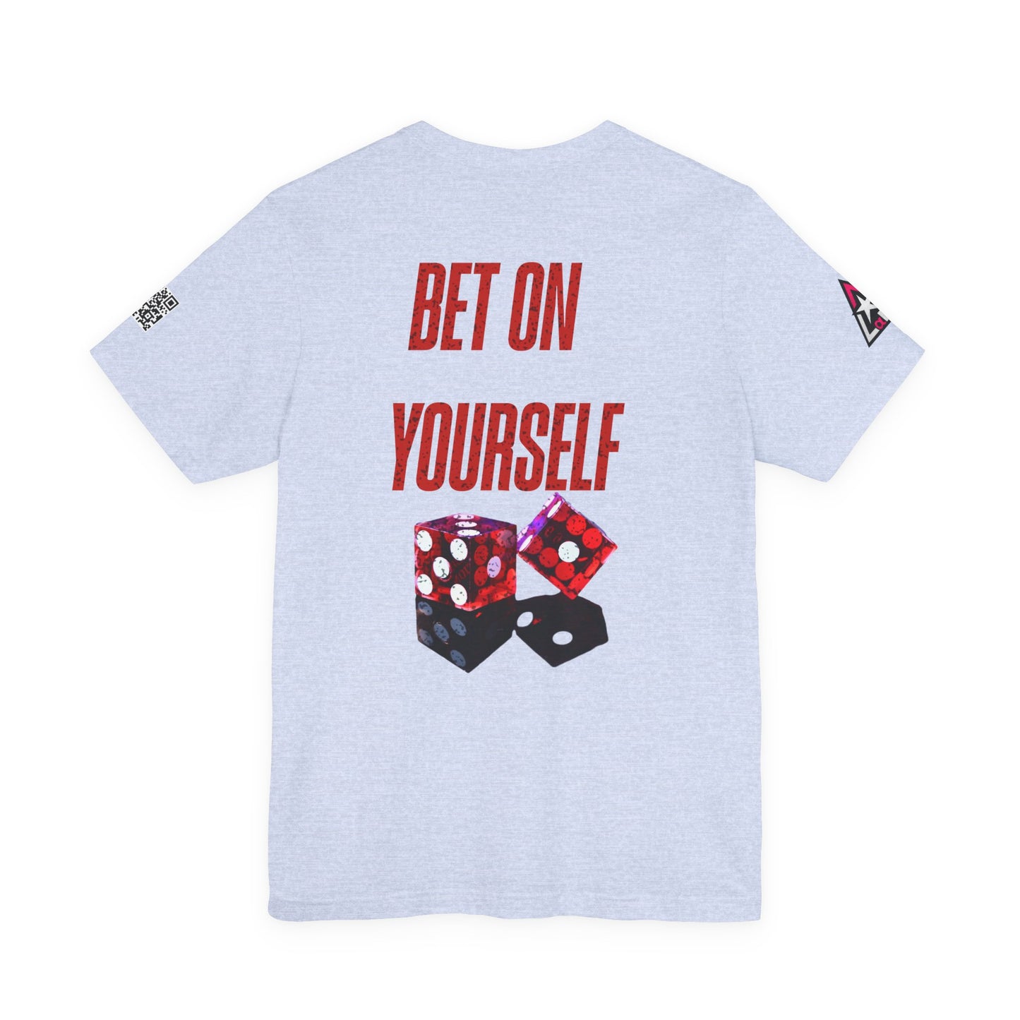 BET ON YOURSELF Graphic T-Shirt | Motivational Streetwear Tee | Dice Graphic Shirt