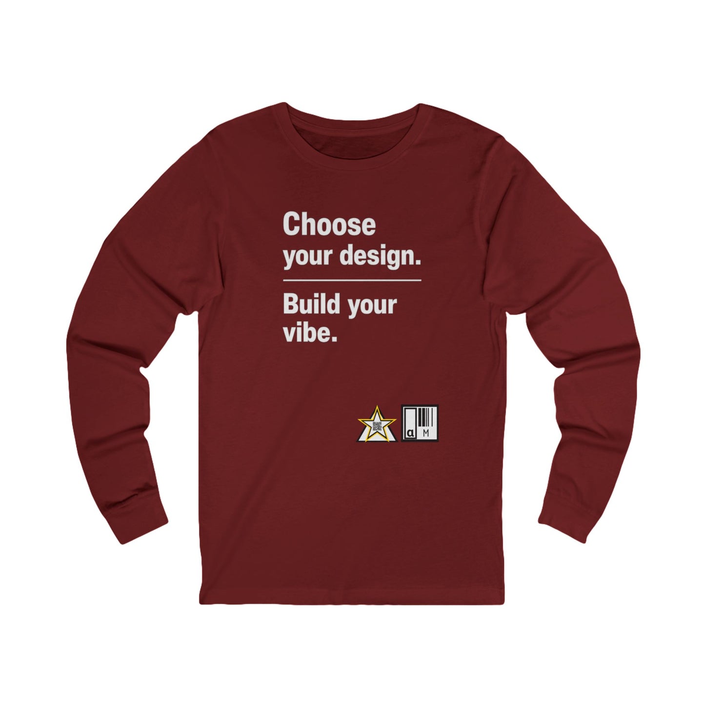 Custom Alpha Long Sleeve — Choose Your Design. Build Your Vibe.