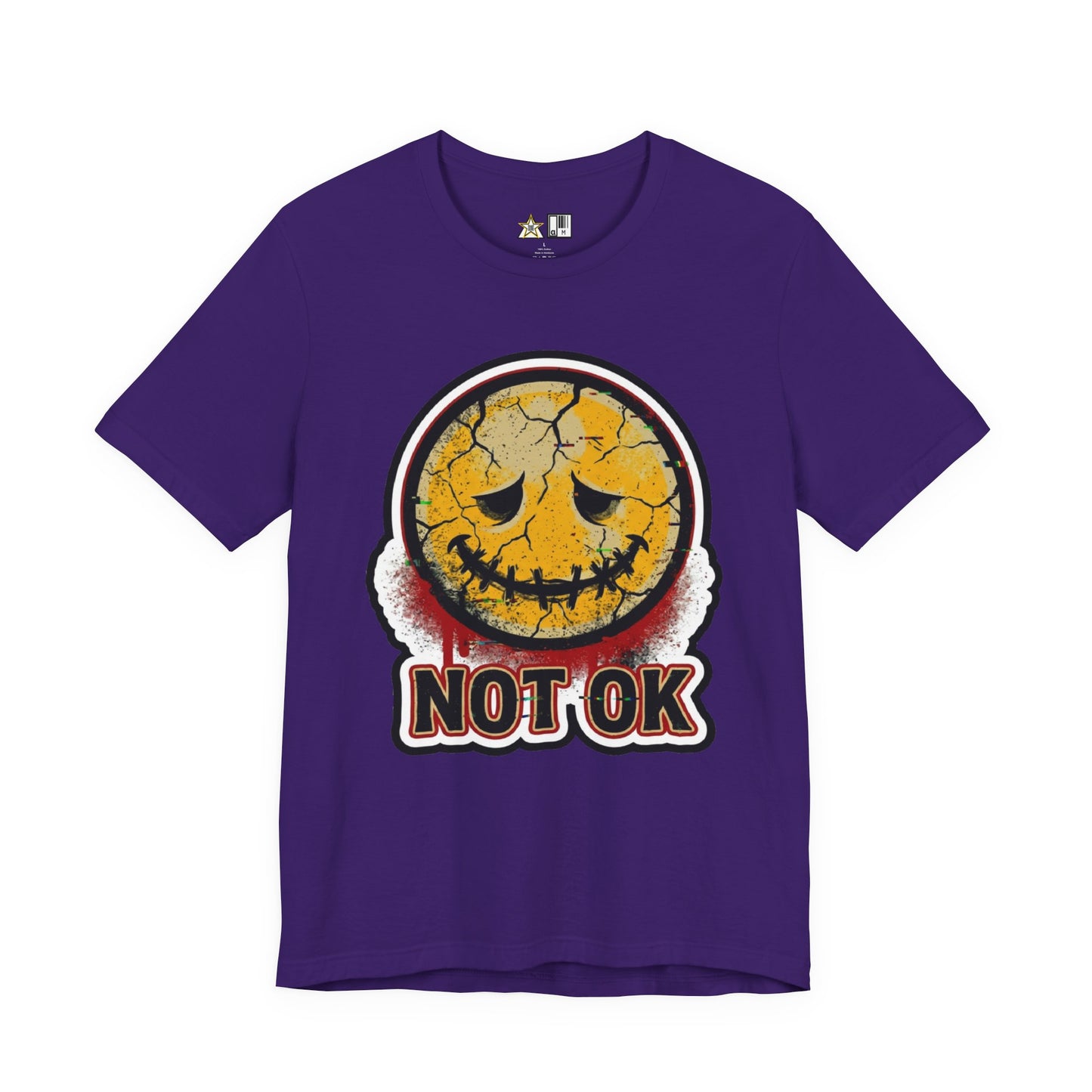 Not Ok unisex streetwear graphic tee