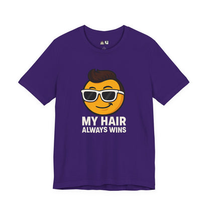 My Hair Always Wins Attitude Tee – Unisex Streetwear Graphic Tee