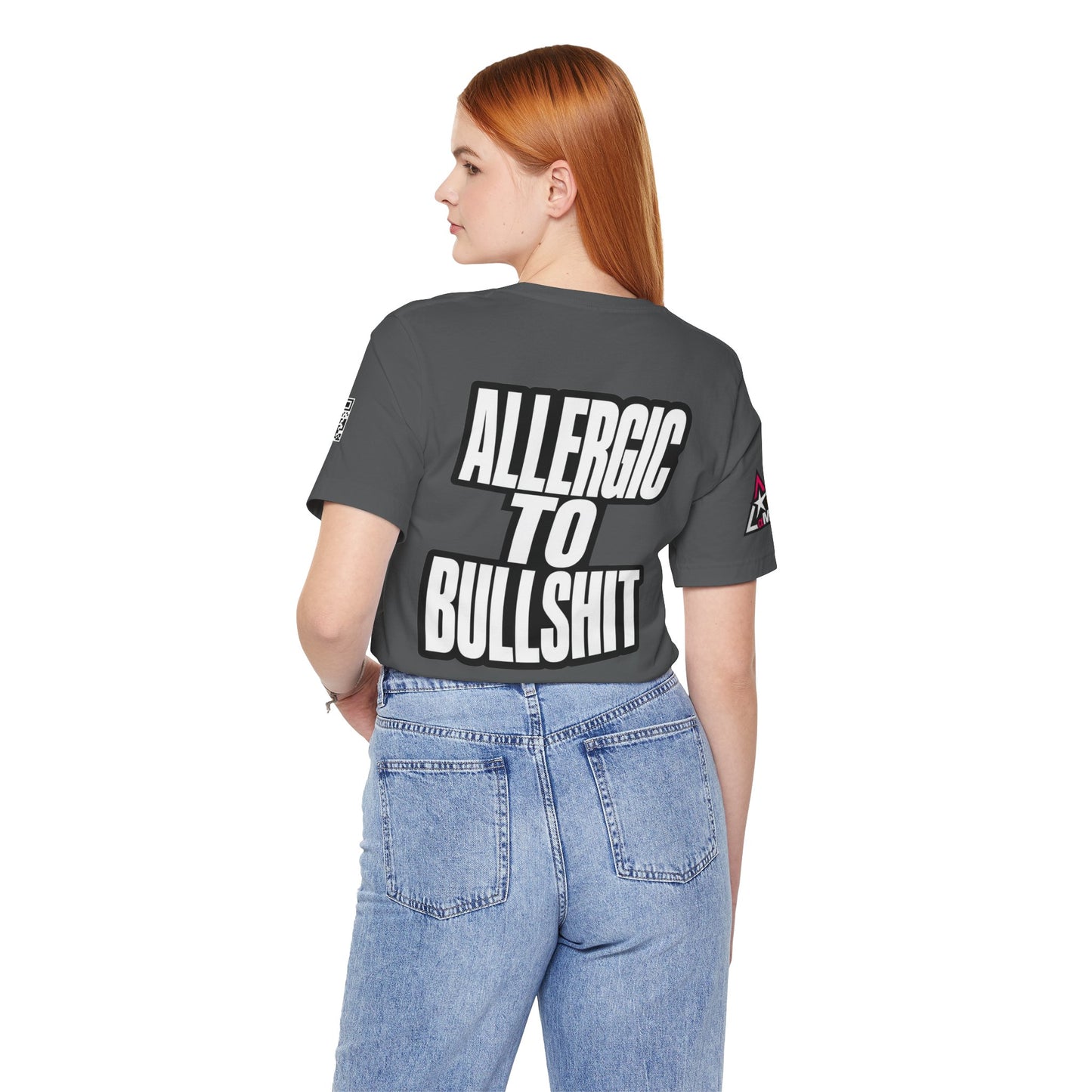 Allergic to Bullshit Graphic T-Shirt | Sarcastic Streetwear Tee  ALLERGIC TO BULLSHIT
