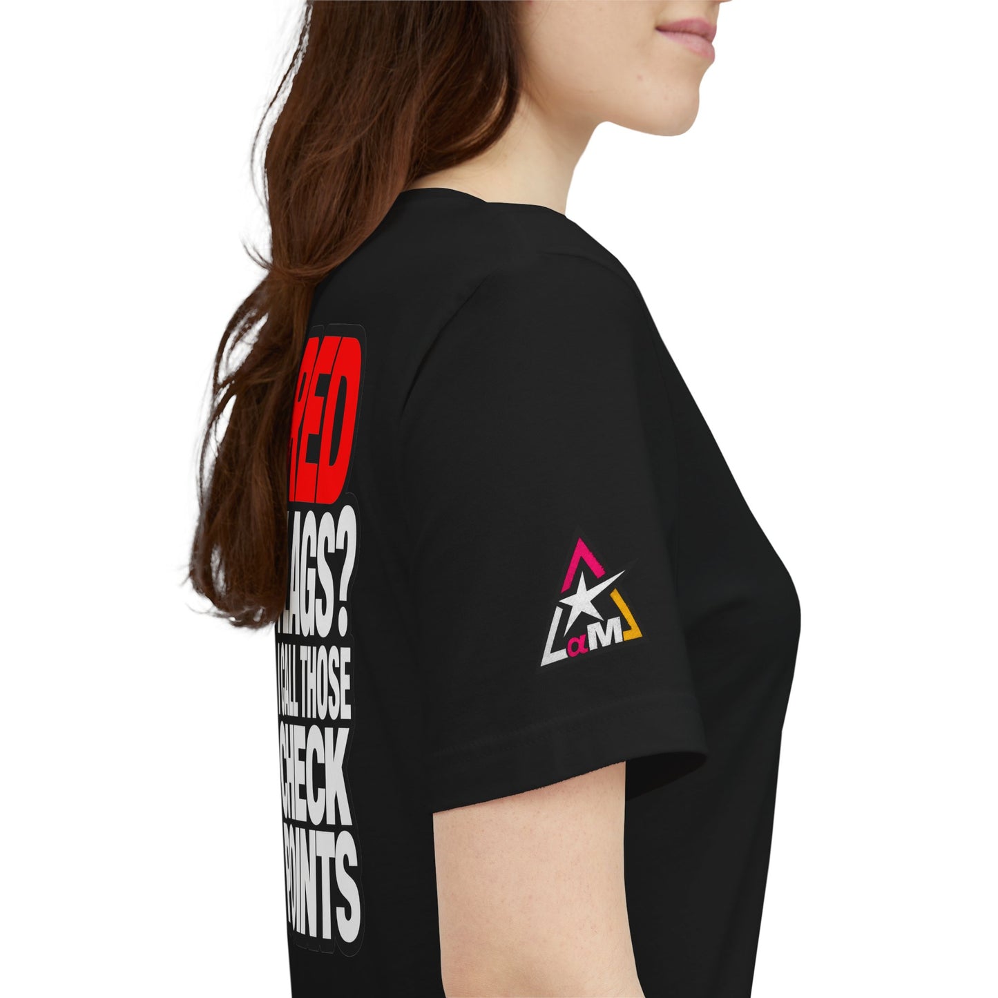 Red Flags? I Call Those Checkpoints – Funny Dating Graphic Tee
