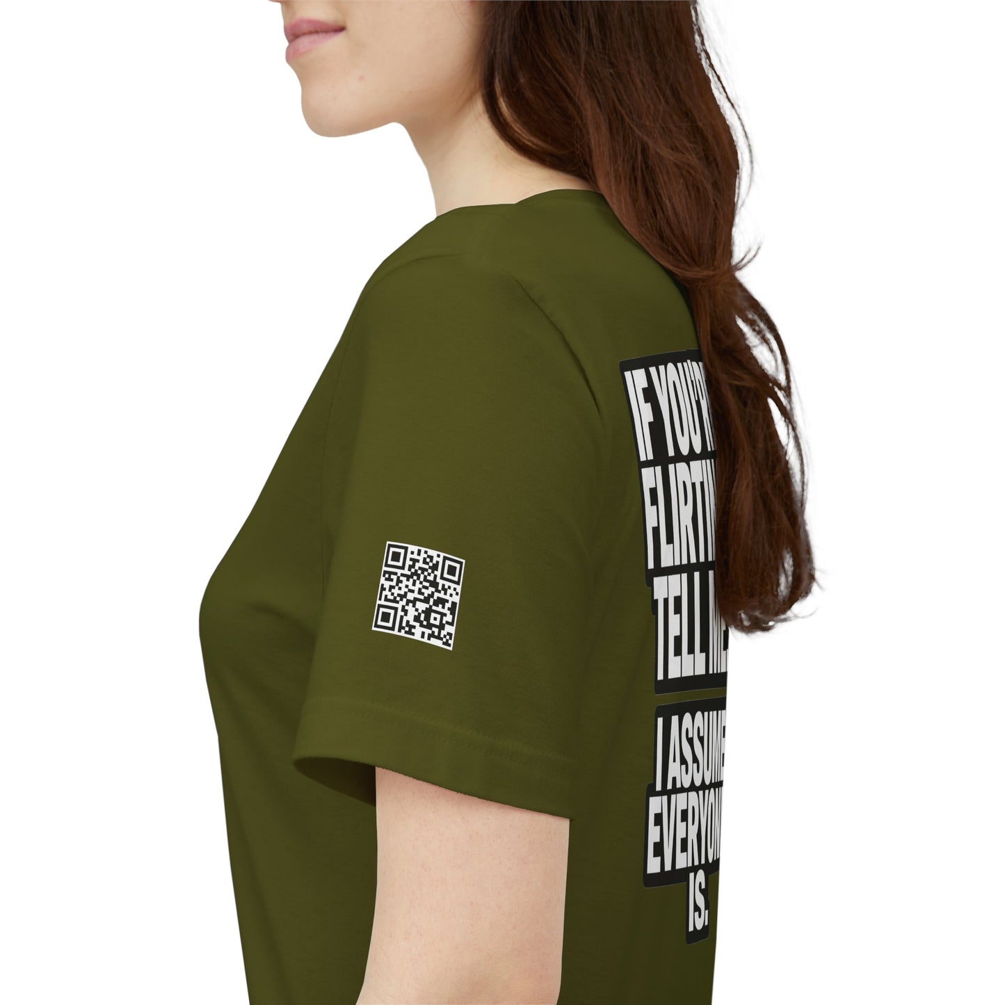 If You’re Flirting Tell Me – Cocky Funny Graphic Tee
