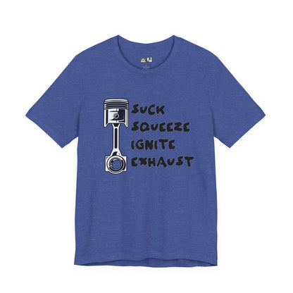 Suck Squeeze Ignite Exhaust Mindset – Unisex Streetwear Graphic Tee
