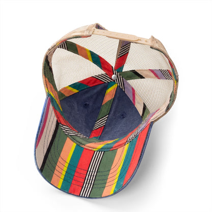 UNHINGED Embroidered Washed Mesh-Back Cap | Funny Ponytail Baseball Hat | Casual Women's Cap