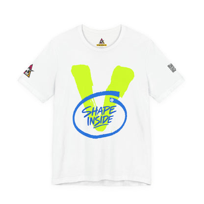 V SHAPE INSIDE | Gym Motivation Graphic Tee | Fitness Lifestyle Streetwear