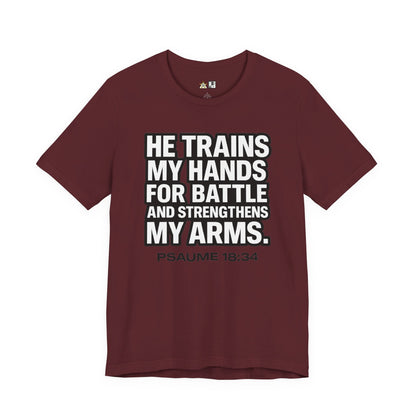 Battle-Ready Strength – Unisex Streetwear Graphic Tee