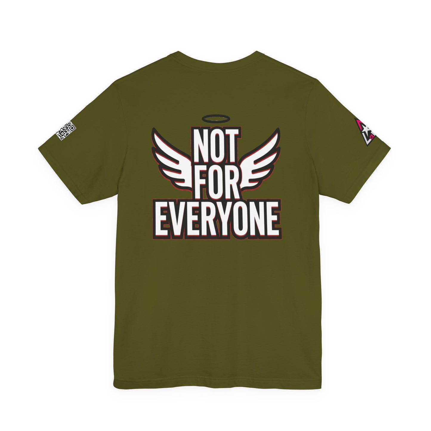 NOT FOR EVERYONE Graphic T-Shirt | Angel Wings Statement Tee | Bold Streetwear Shirt | Unisex Graphic Tee