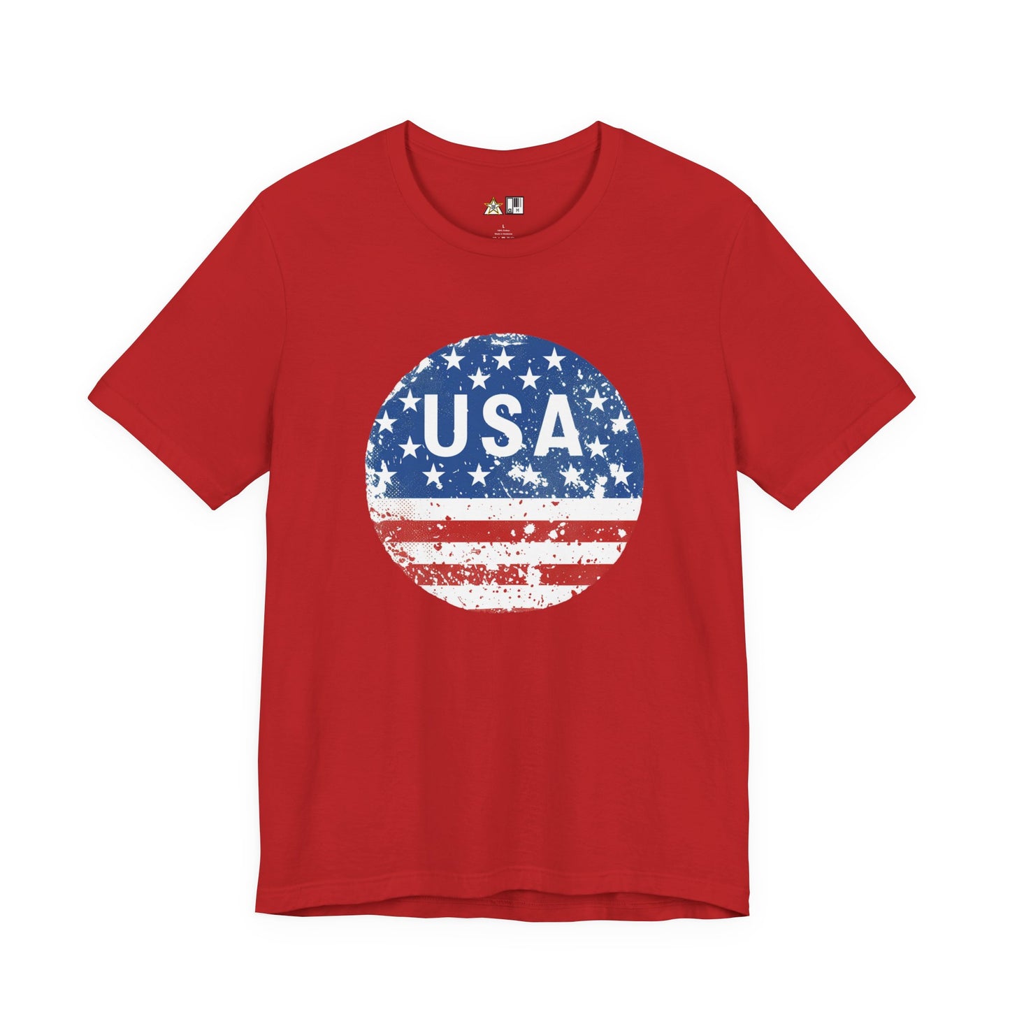 USA Legacy Badge – Unisex Streetwear Graphic Tee