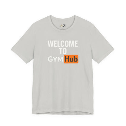 Welcome Gym Hub Obsession Tee – Unisex Streetwear Graphic Tee